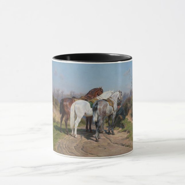 Mug Chevaux trois étoiles (par Rosa Bonheur) (Centre)