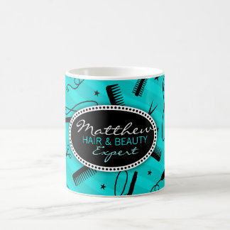 Mug Cheveux bleus turquoises et beauté