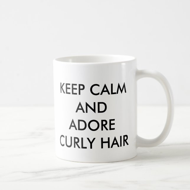 Mug Cheveux bouclés (Droite)