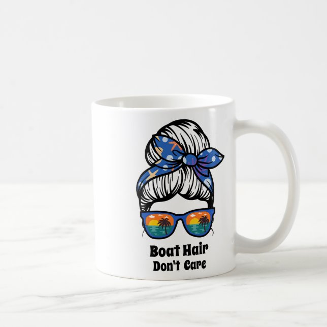 Mug Cheveux de bateau, on ne s'en soucie pas, chignon  (Droite)