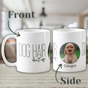 Mug Cheveux de chien s'en fiche Photo Amoureux des chi