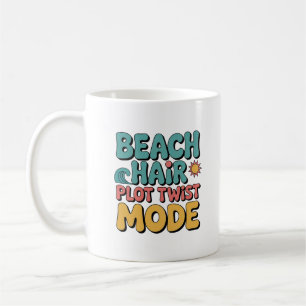Mug Cheveux de plage Rebondissements drôles Littéraire