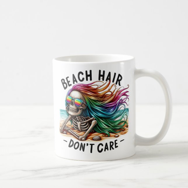 Mug Cheveux de plage - Squelette (2) (Droite)