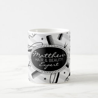 Mug Cheveux noirs et gris et beauté