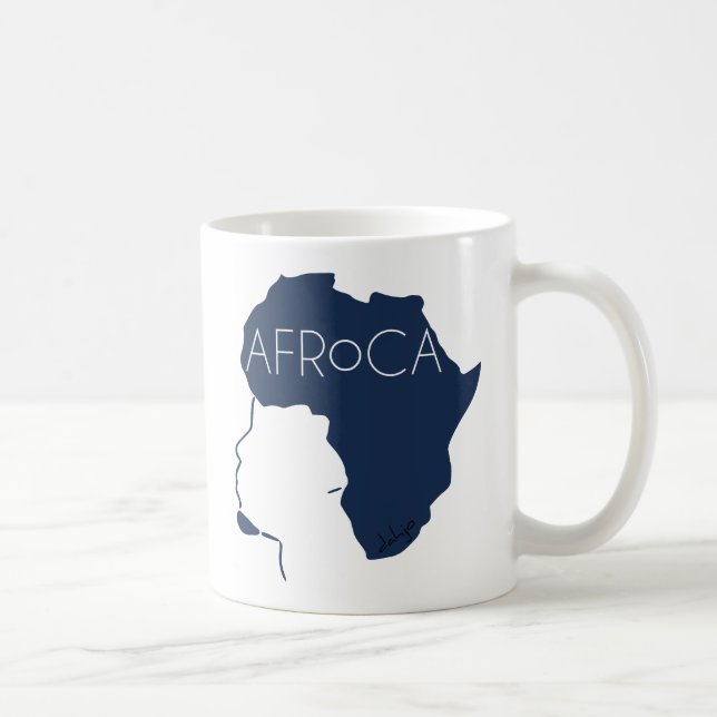 Mug Cheveux noirs naturels Afro (Droite)