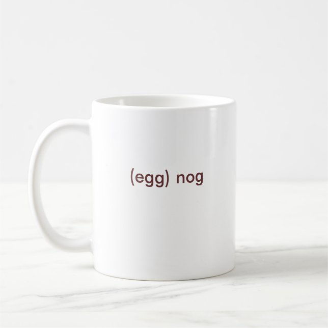 Mug cheville en bois (d'oeufs) (Gauche)