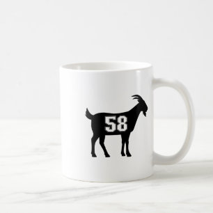 Mug Chèvre 58 G.o.a.t. Numéro Cinquante-huit Porte-chè