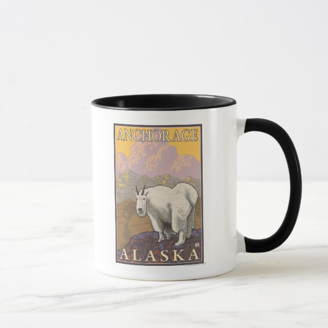 Mug Chèvre de montagne - Anchorage, Alaska (Droite)