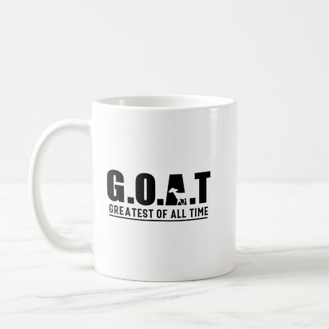 Mug Chèvre le plus grand de tous les temps Chèvre amus (Gauche)