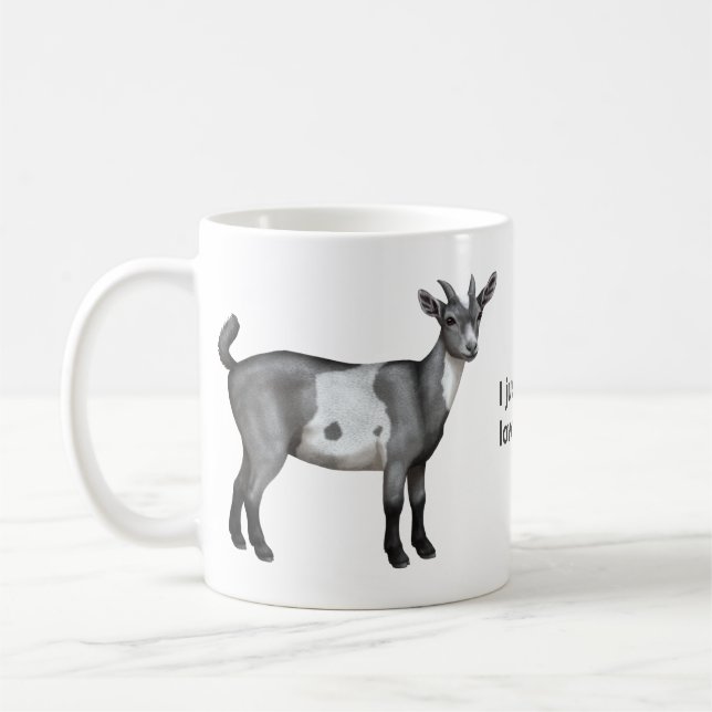 Mug Chèvre tachetée gris mou (Gauche)