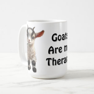 Mug Chevreau à la fourrure duveteuse et à l'expression