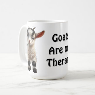 Mug Chevreau à la fourrure duveteuse et à l'expression