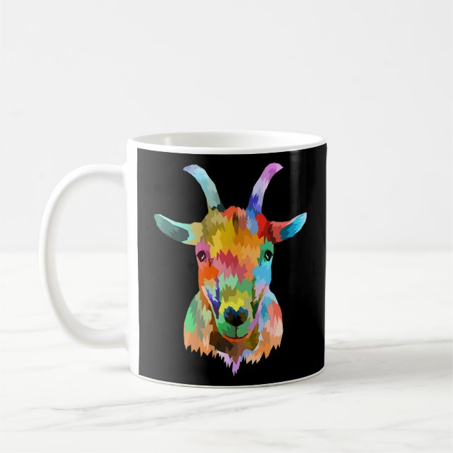 Mug Chèvres colorées (Gauche)