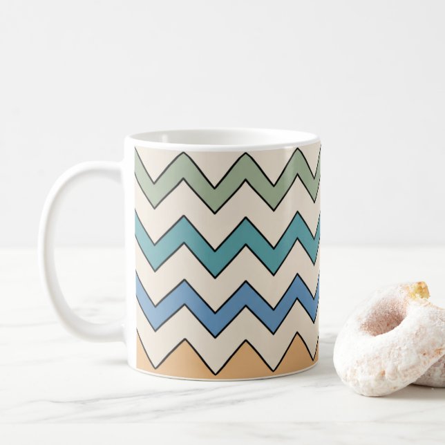 Mug Chevron Nature Vibes (Avec donut)