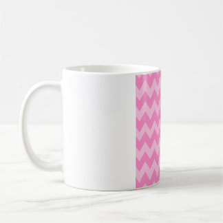 Mug Chevron Rose Bubble Gum – Motif Zigzag Bicolore