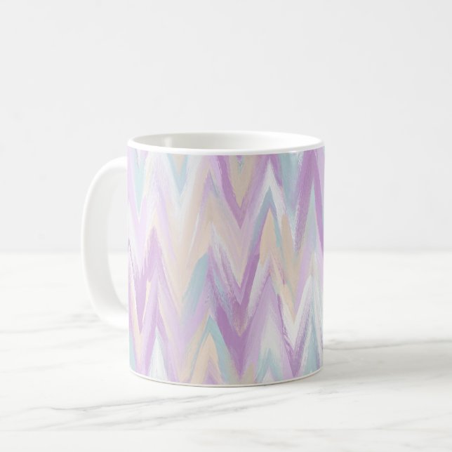 Mug Chevrons Abstraits (Devant gauche)
