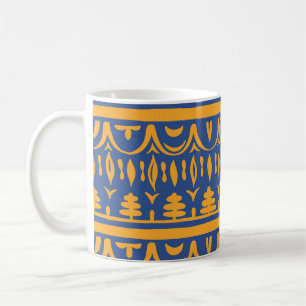 Mug Chevrons africains : motif tribal ethnique