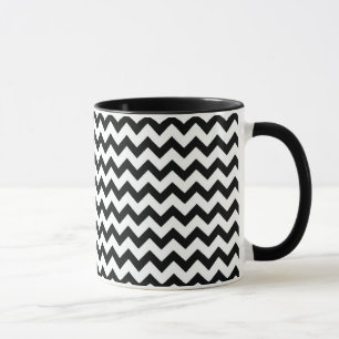 Mug Chevrons blancs noirs