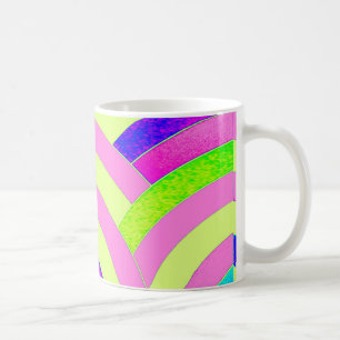 Mug chevrons élégants modernes chics