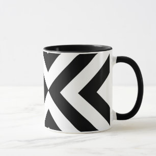 Mug Chevrons noirs et blancs