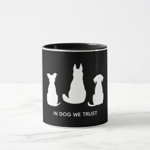 Mug Chez le chien, nous faisons confiance aux Amoureux