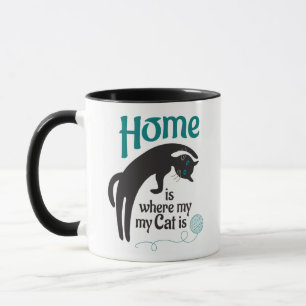 Mug Chez moi, où est mon chat