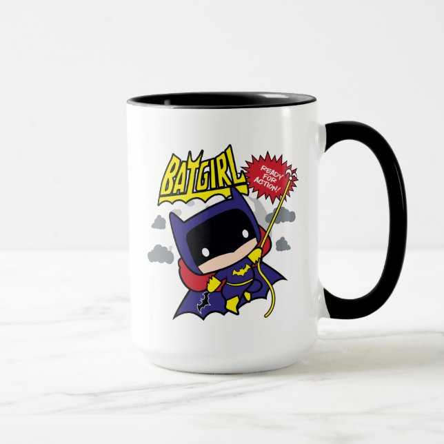 Mug Chibi Batgirl Prêt Pour L'Action (Droite)