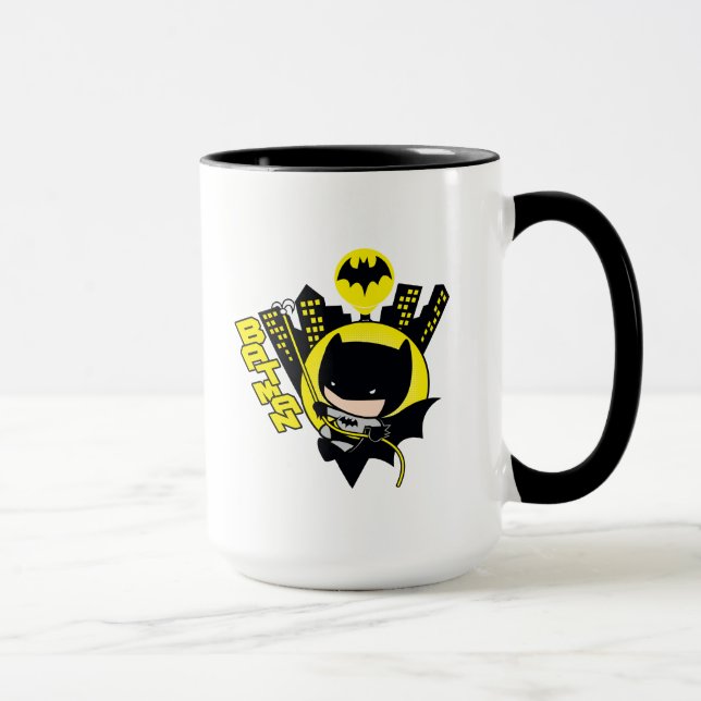 Mug Chibi Batman Évolue La Ville (Droite)