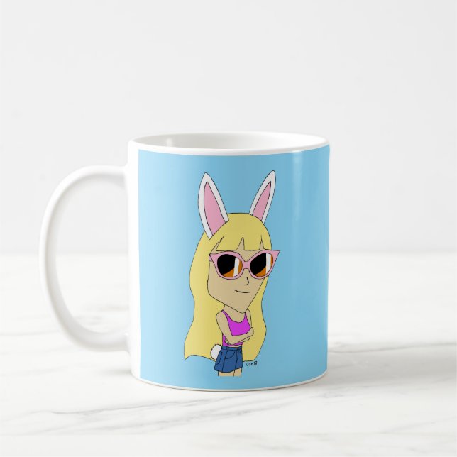 Mug chibi bunnygirl (Gauche)