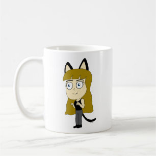 Mug chibi catgirl