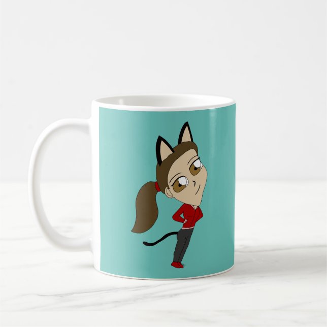 Mug chibi catgirl (Gauche)