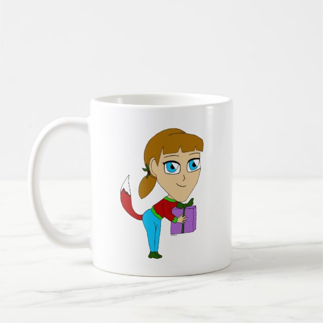 Mug chibi foxy fille (Gauche)