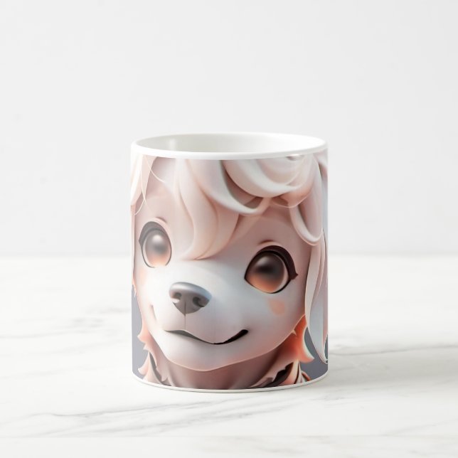 Mug Chibi Golden Retriever Puppy (Centre)