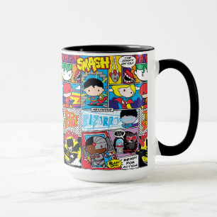 Mug Chibi Justice League Motif de bande dessinée