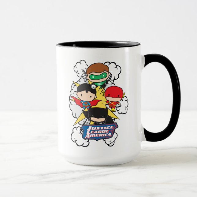 Mug Chibi Justice League of America Explosion (Droite)