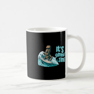 Mug Chibi Moai Mood Surf Heure d'été Plage Océan Se