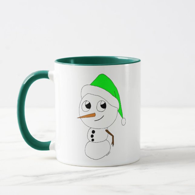 Mug chibi snowman (Gauche)