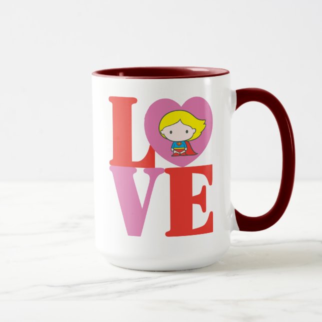 Mug Chibi Supergirl LOVE (Droite)