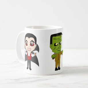 Mug Chibi vampire, monstre et maman