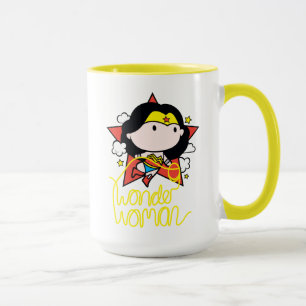 Mug Chibi Wonder Woman Voler Avec Lasso