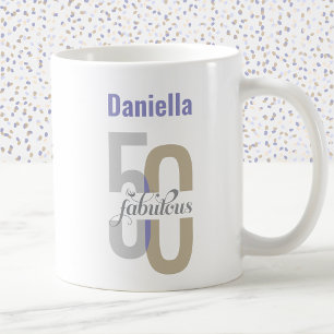 Mug Chic Cinquante et fabuleux 50e anniversaire Person