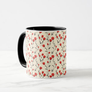 Mug Chic Élégant Sophistiqué Mignon Romantique Floral