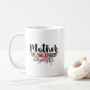 Mug Chic Fleurs Aquarelles Mariage Mère du Marié