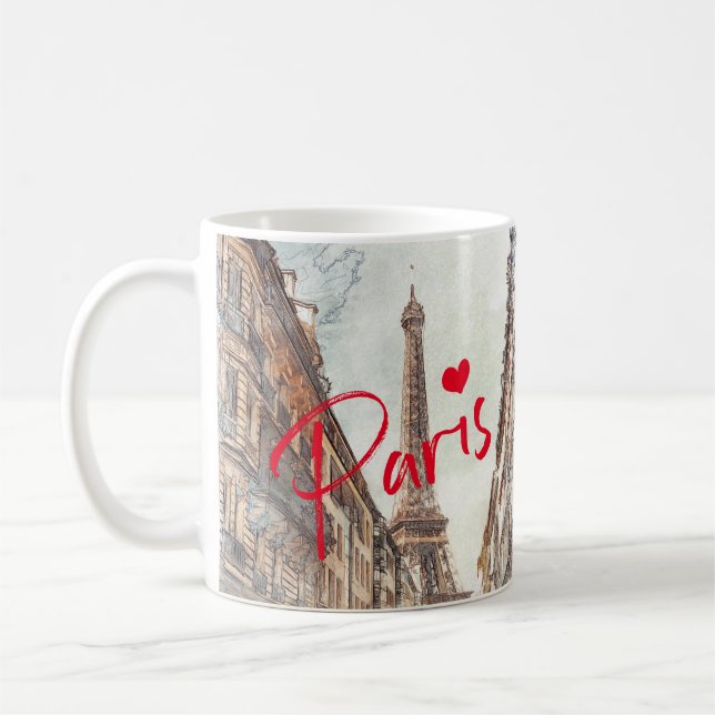 Mug Chic I Love Paris | Tour Eiffel (Gauche)