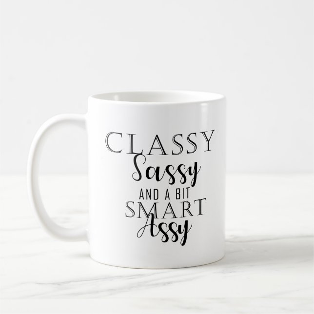 Mug Chic, impertinent et un Assy de Smart de peu (Gauche)