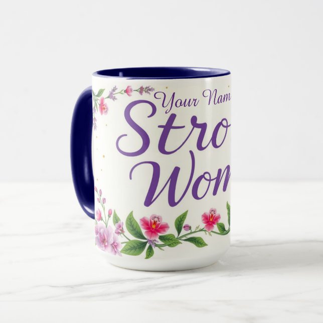 Mug Chic IWD 2026 Strong Women Leadership Custom (Devant gauche)