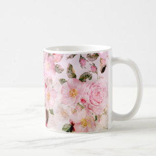 Mug Chic Joli Push Pink Rose Floral