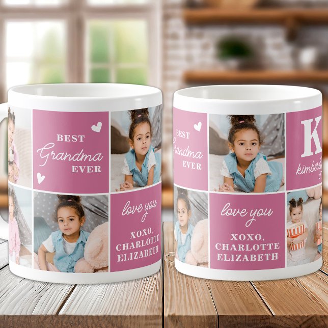 Mug Chic Meilleur GRANDMA Toujours Personnalisé 7 Coll (Créateur téléchargé)