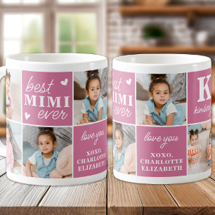 Mug Chic Meilleur MIMI Personnalisé 7 Grandma Photo Ro