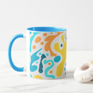 Mug Chic moderne Abstrait couleur  Motif